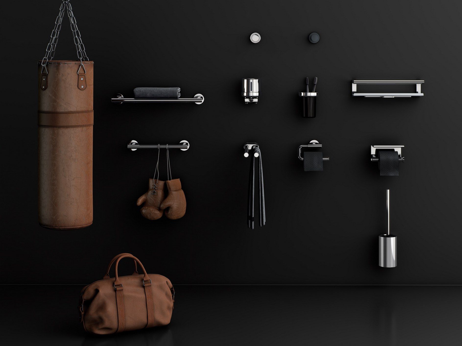 Металлическая настенная туалетная щетка In Stock Cosmic ARCH-00019981