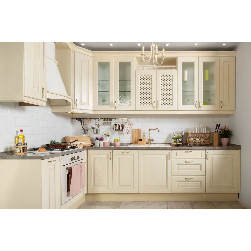 Комплект для установки кухонного цоколя KONSENSA 10 см ПВХ цвет бежевый Santreyd STLM-2203129 - Вид №6