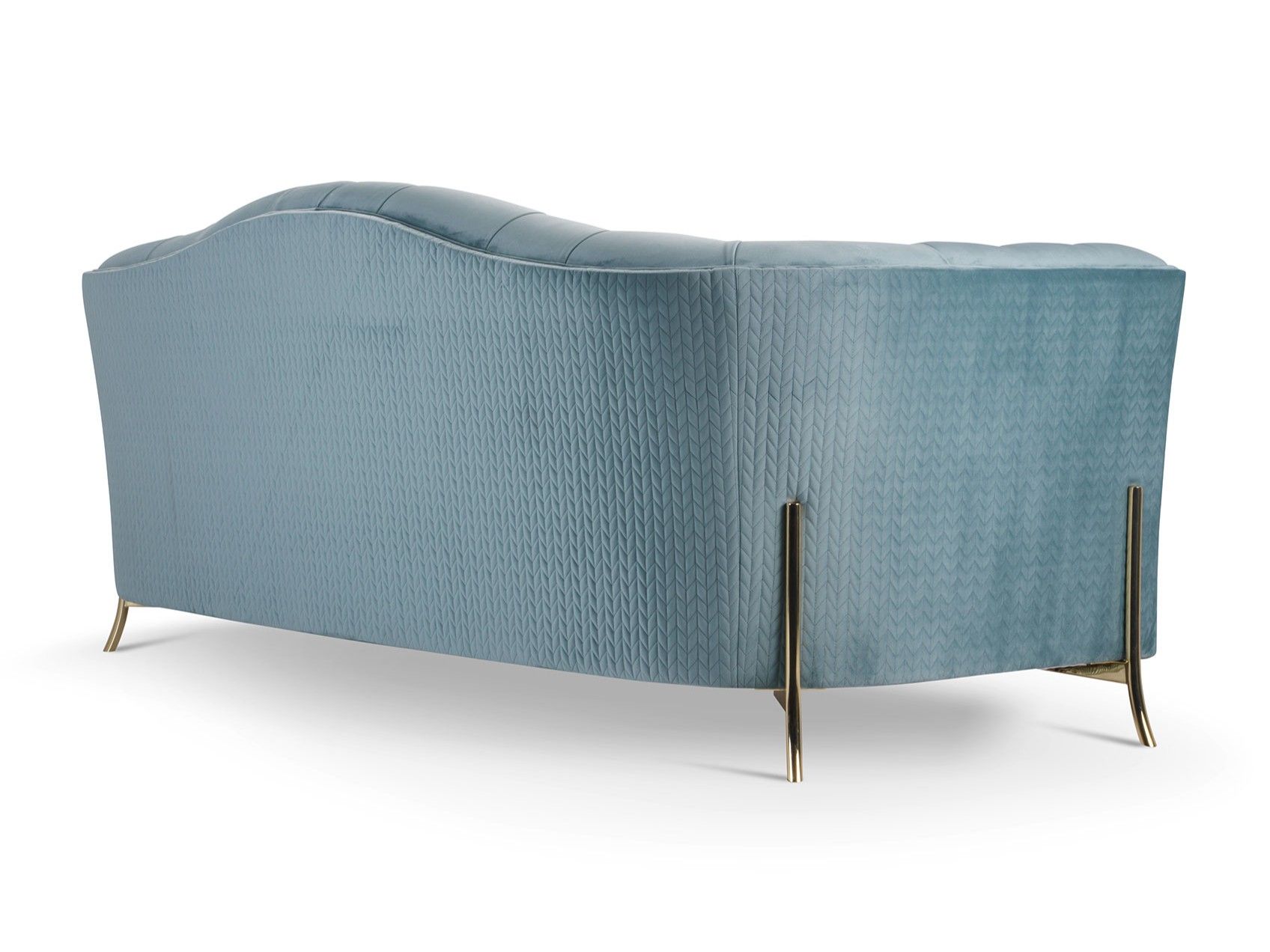 Диван-кровать capitonné из ткани с огнестойкой обивкой Domingo Salotti Nefele ARCH-00034794 - Вид №3