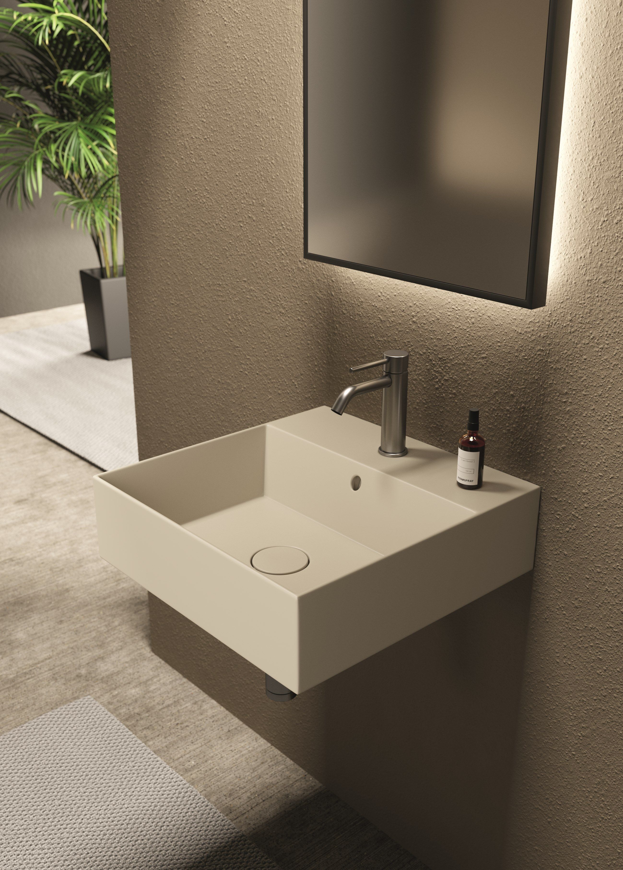 Керамическая квадратная столешница для мытья рук Alice Ceramica ARCH-00137750 - Вид №2