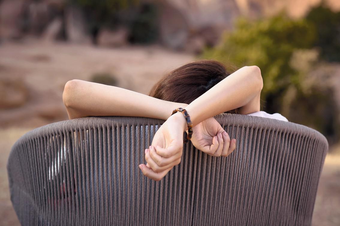 MNST23 Шезлонг лава серебро Manutti Radius - Вид №5