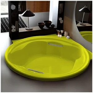 Ванна Gruppo treesse Ninfa V6591-Z жёлтая круглая большая