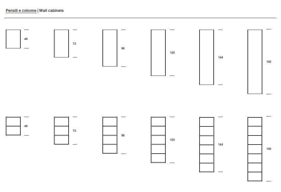 Модульный напольный шкаф для ванной комнаты Rexa R1 ARCH-00022907 - Вид №7