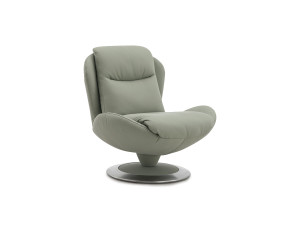 Кожаное вращающееся кресло