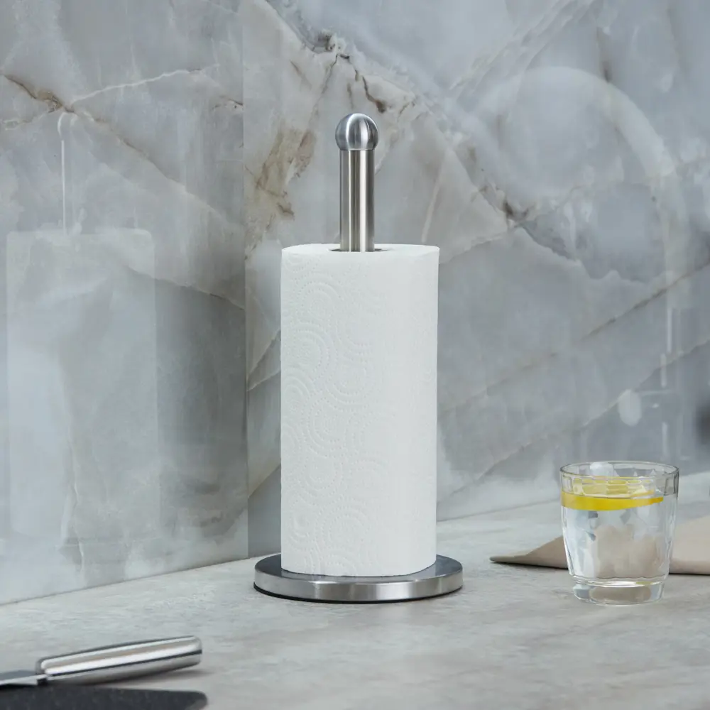 Держатель бумажных полотенец NEO 15x34 см нержавеющая сталь цвет хром Santreyd STLM-2104776 - Вид №4