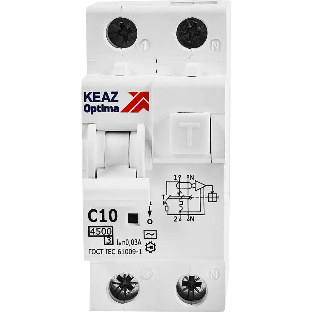 Дифференциальный автомат КЭАЗ Opti Din для защиты электроцепей 89206636 STLM-1112172 - Вид №1