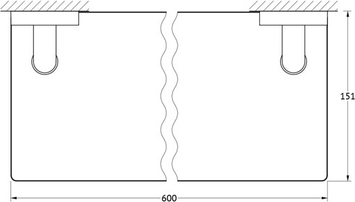 ELE 049 Полка 4-х ярусная 60 cm ELLUX Elegance - Вид №1