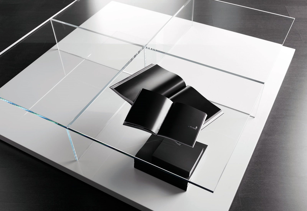 Стол журнальный  MERIDIANI CLUNY CRYSTAL Live - Вид №1