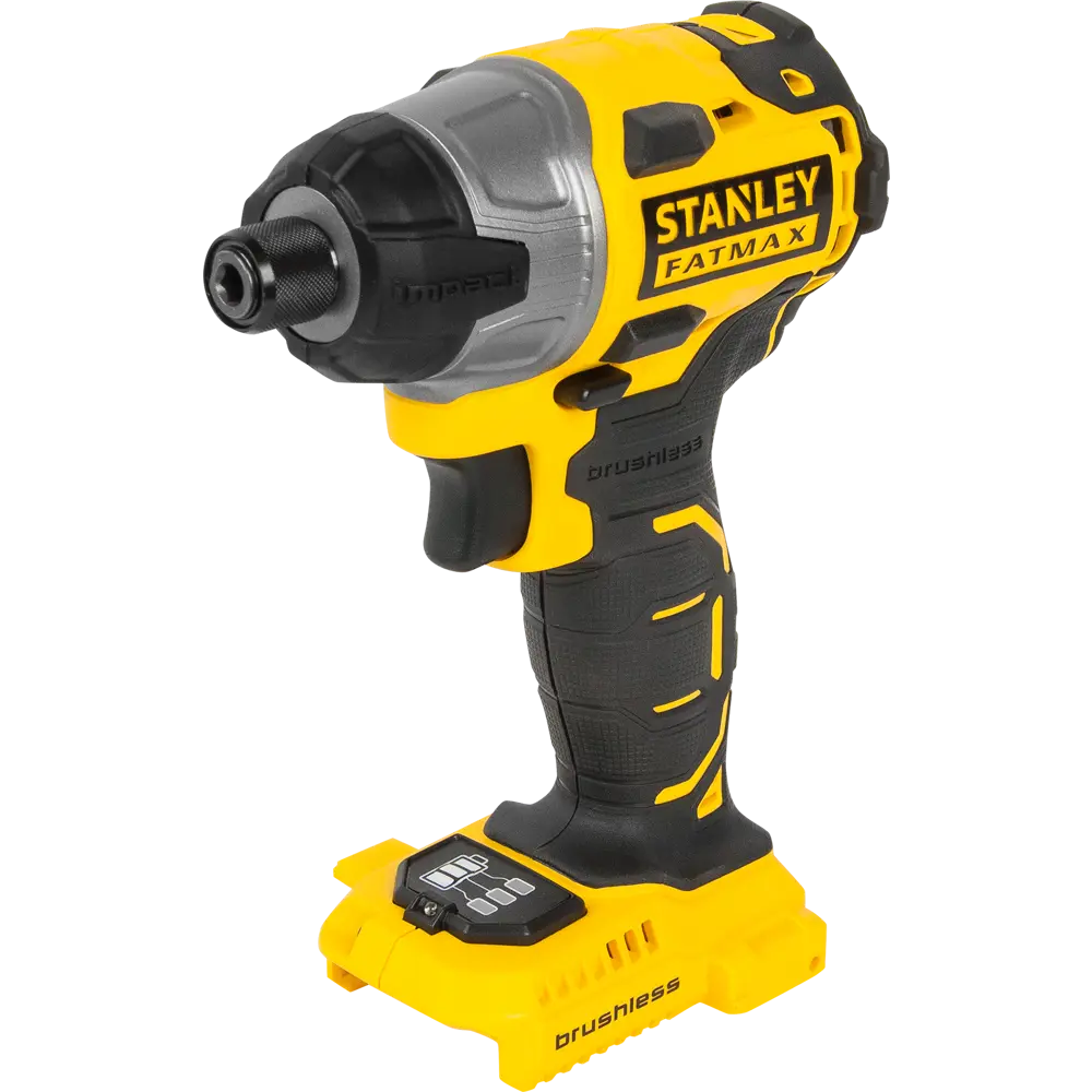 Дрель-шуруповерт бесщеточная аккумуляторная ударная Stanley Fatmax FMC647B-XJ, 18 В, без АКБ STLM-2015290