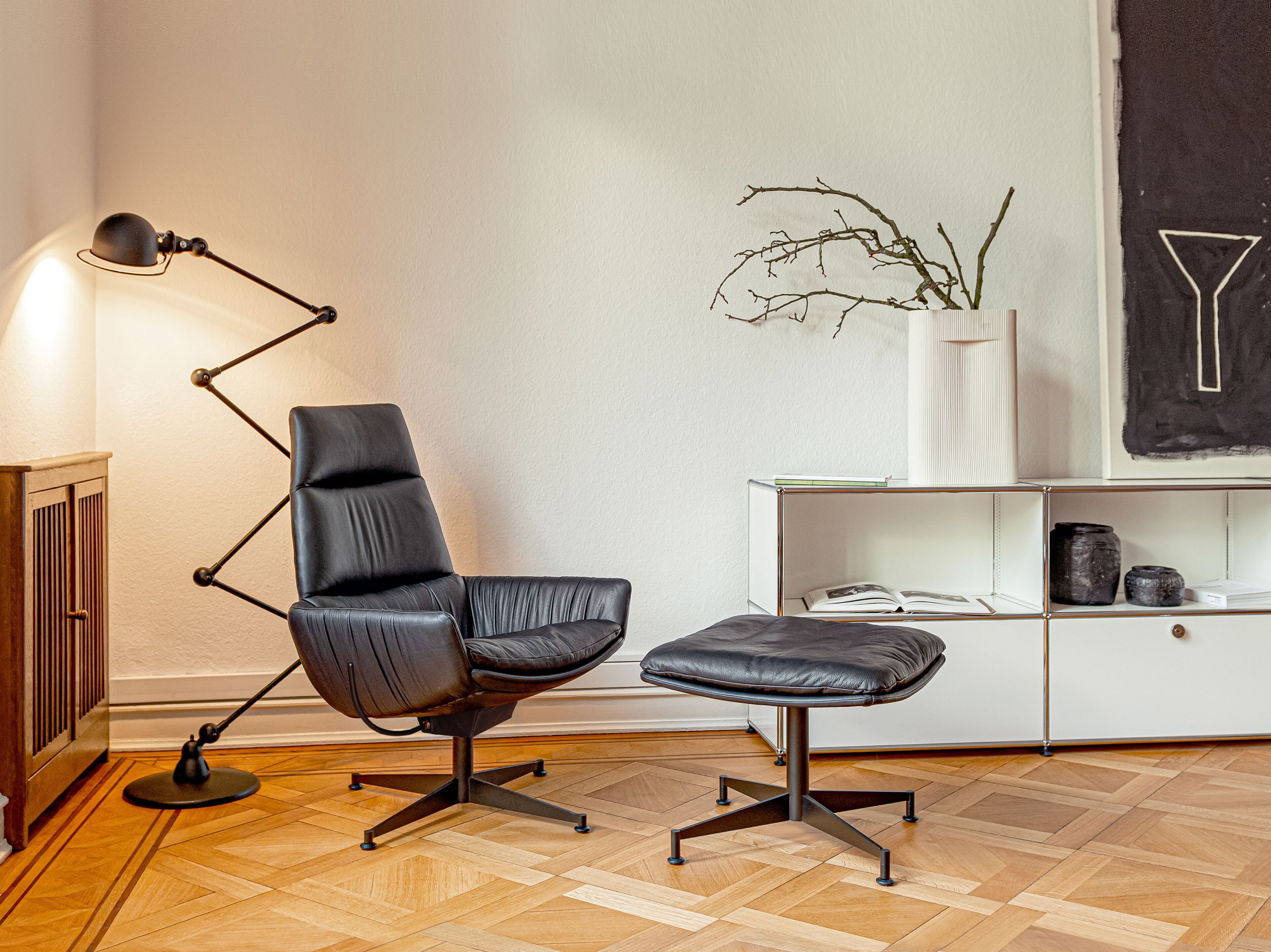 4-спицевая мягкая поворотная подставка для ног KFF Faye ARCH-00020855 - Вид №2