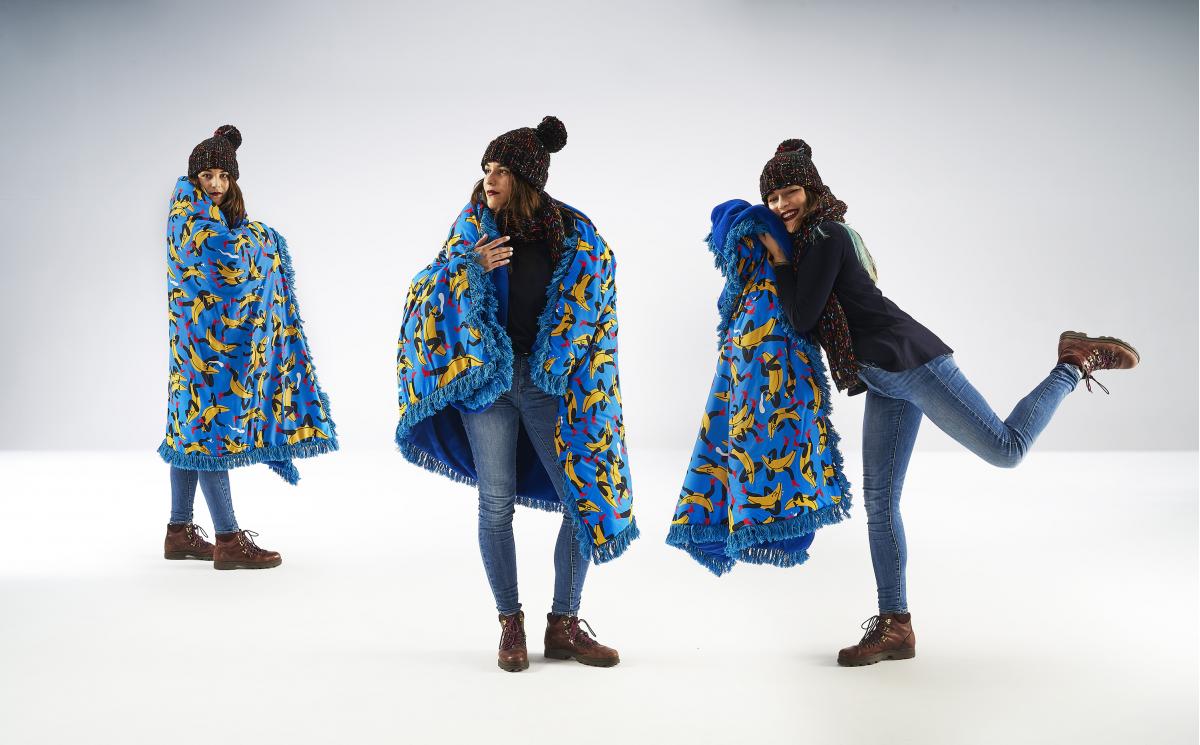 072075 Плед TÁPAME MUCHO Banana Guys 180*140 SANCAL Tapame Mucho  - Вид №3