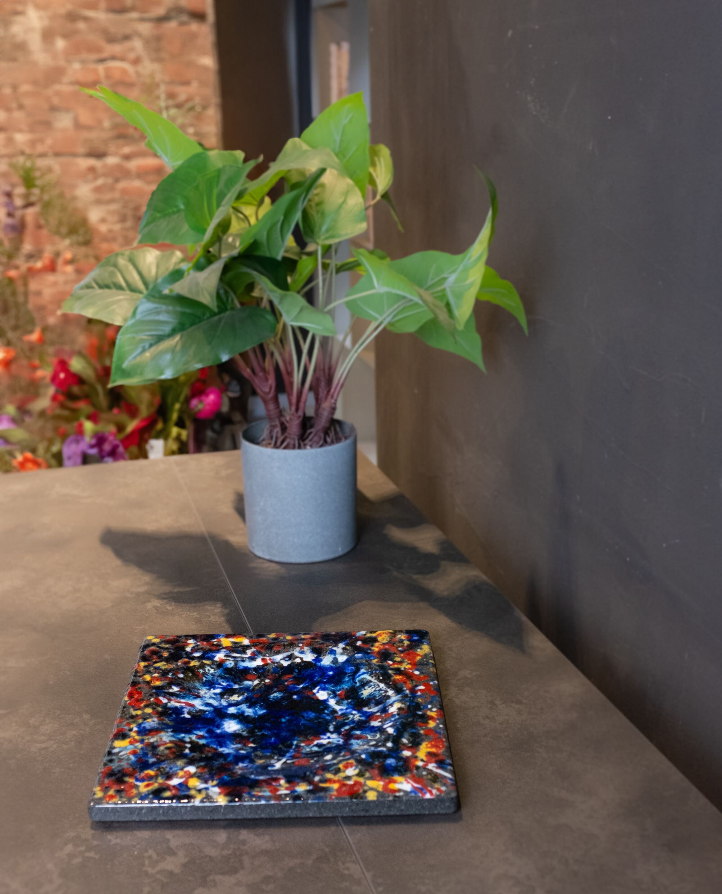 Scavatasche / квадратный центральный элемент из лавового камня Etnea Cuorelavico момент ARCH-00078162 - Вид №2