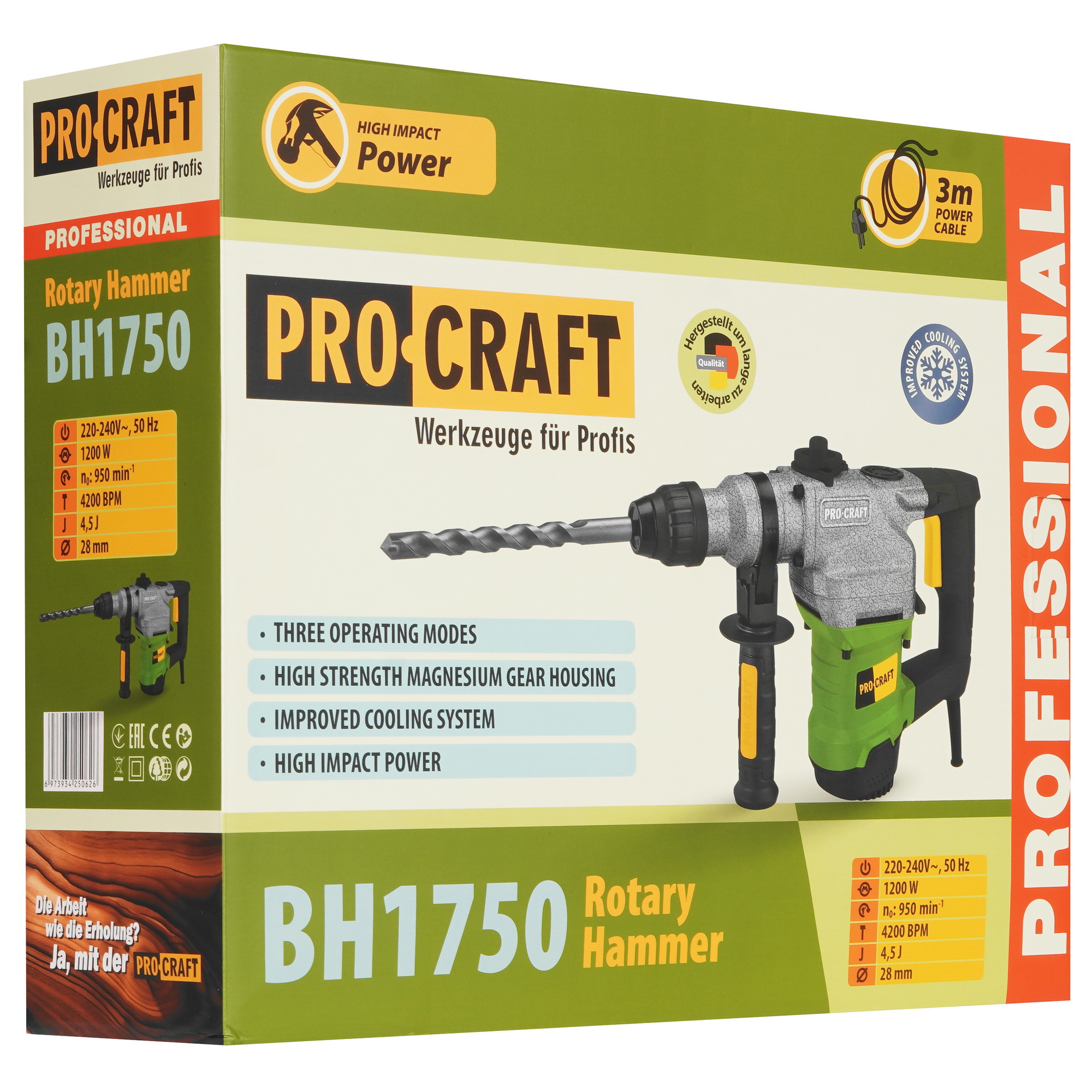 Перфоратор Procraft BH1750 9277909 STDN-0145023 - Вид №7