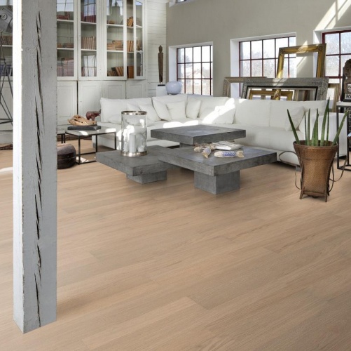 Паркетная доска Kahrs Дуб Прилив Линнея Полуматовая Брашированная 2600200571 - Вид №6