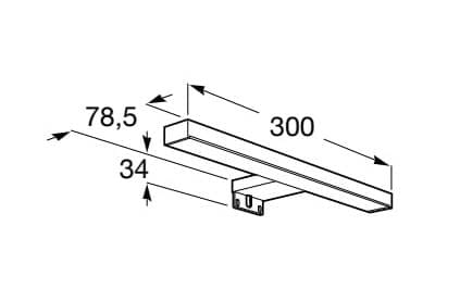 Металлическая светодиодная зеркальная лампа Roca STARLIGHT 813092100 ARCH-00043307 - Вид №9