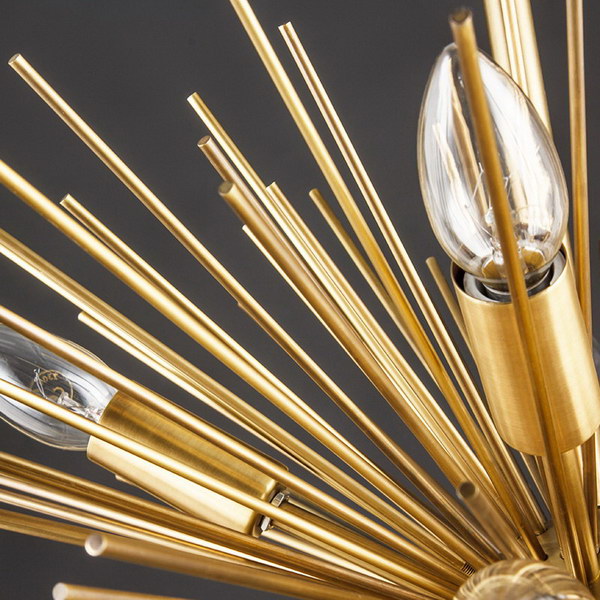 Люстра CL8612-88 gold от Delight Collection золото DELIGHT ДИЗАЙНЕРСКИЕ, ШАР 247070 Золотой  - Вид №4