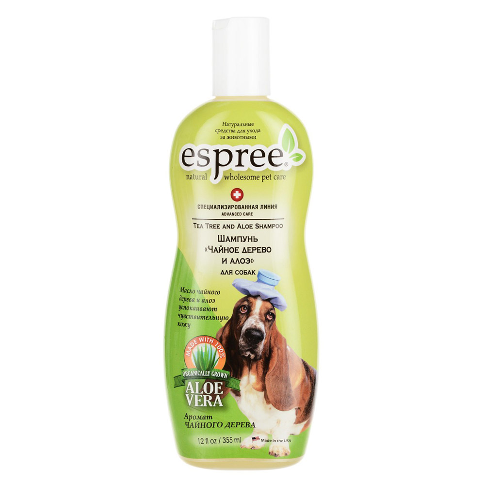 ПР0009597 Шампунь для собак AC Tea Tree & Aloe Чайное дерево и алоэ 355 мл ESPREE 