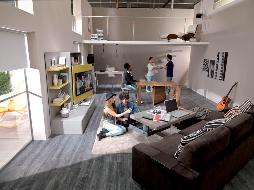 Ozzio Italia Выдвижная консоль из дерева  T021  - Вид №6