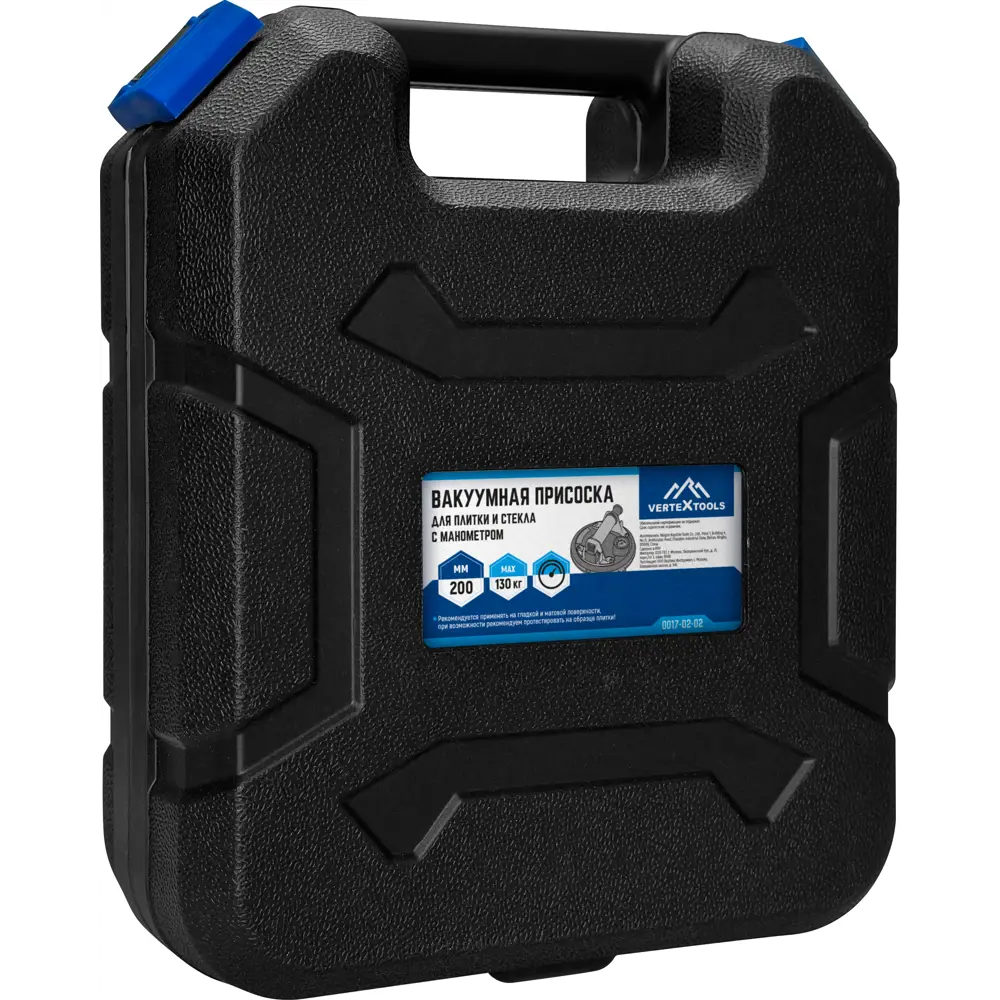 Вакуумная присоска Vertextools для плитки и стекла с манометром 200 мм 87104843 STLM-1356265 - Вид №4