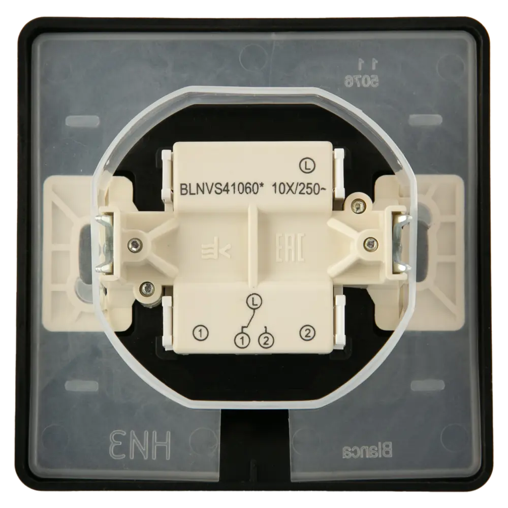 Переключатель встраиваемый Systeme Electric Blanca 1 клавиша цвет антрацит 89373227 STLM-2208624 - Вид №2