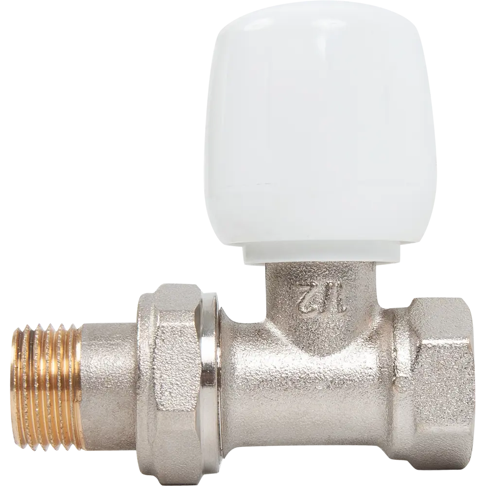 ITAP Вентиль для радиатора прямой 1/2" с никелированным покрытием 82807861 STLM-0036352 - Вид №1