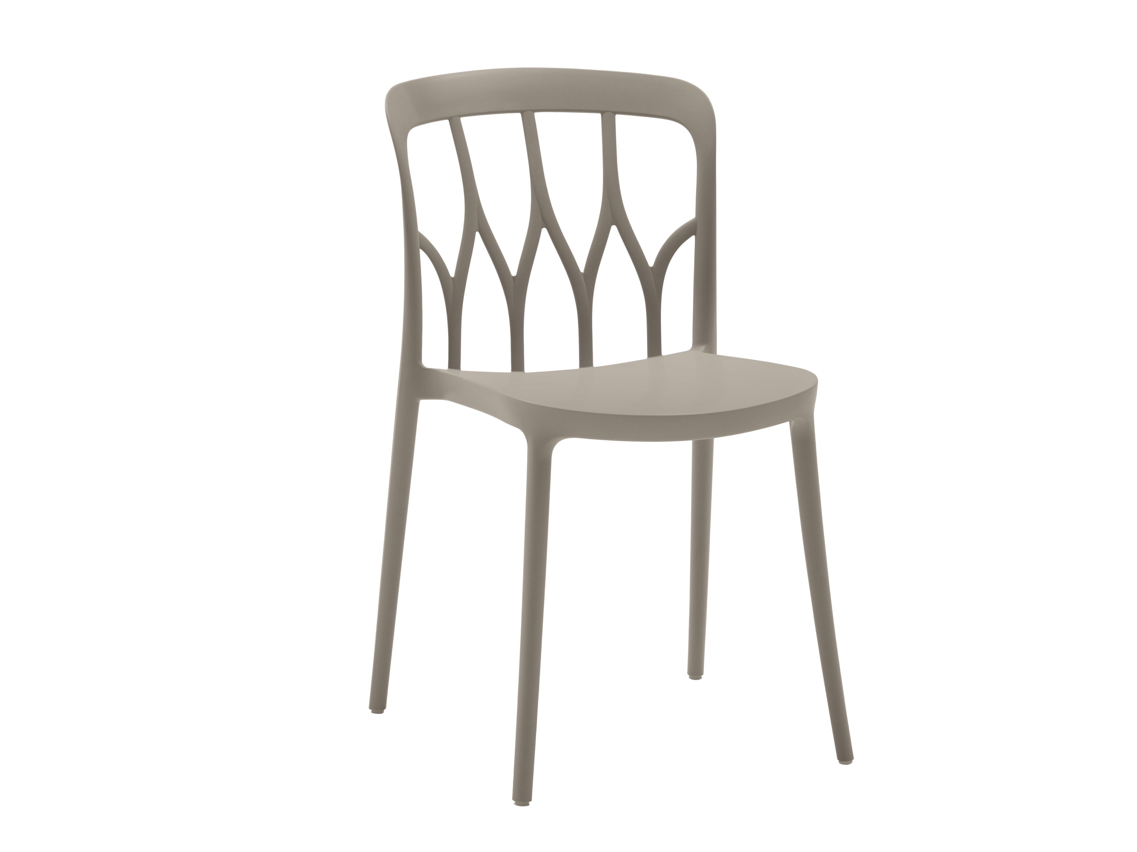 Штабелируемый стул из полипропилена и стекловолокна Bontempi Casa Galaxy ARCH-00133238