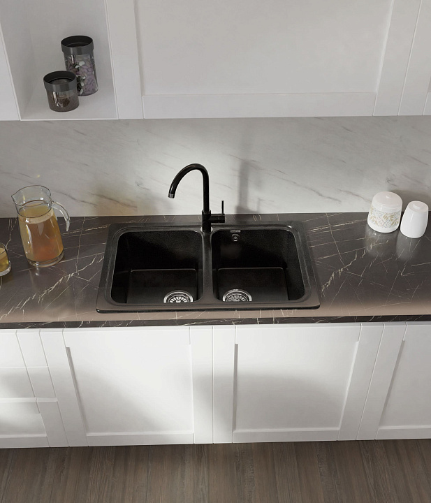 Кухонная мойка Искусственный камень STANDART S136 GranFest S-780K-S136 - Вид №4