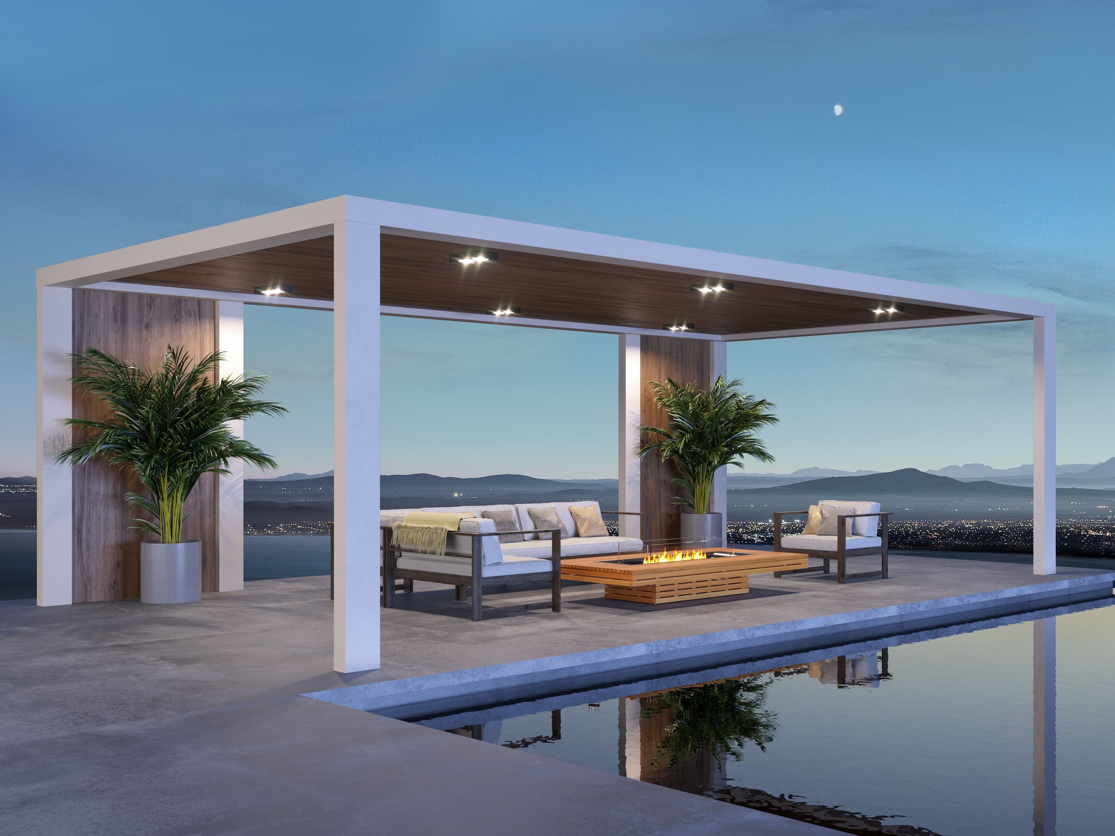 Отдельно стоящий камин на биоэтаноле или газе EcoSmart Fire Каминные столы ARCH-00149629 - Вид №1