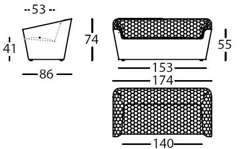 Sancal Диван из ткани Tea sun-id-1430977 - Вид №2