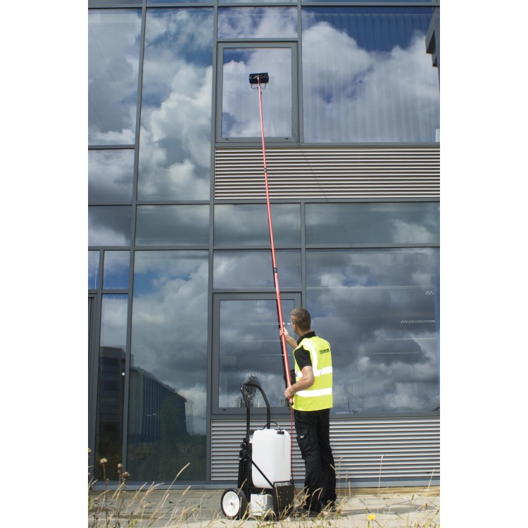 SF-TR25-072 STREAMLINE Оборудование для высотной мойки фасадов окон и витрин STREAMLINE-SF-TR25-072 бак 25 литров  - Вид №1