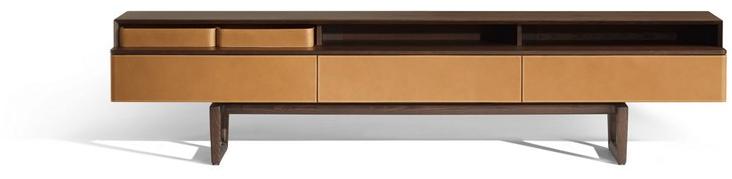 Poltrona Frau Кожаная тумба под ТВ с ящиками La collezione - mobili e complementi sun-id-1429563 - Вид №1