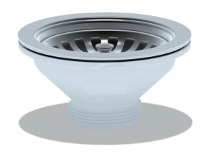 Выпуск для кухонной мойки АНИ из нержавеющей решеткой 3 1/2" M250