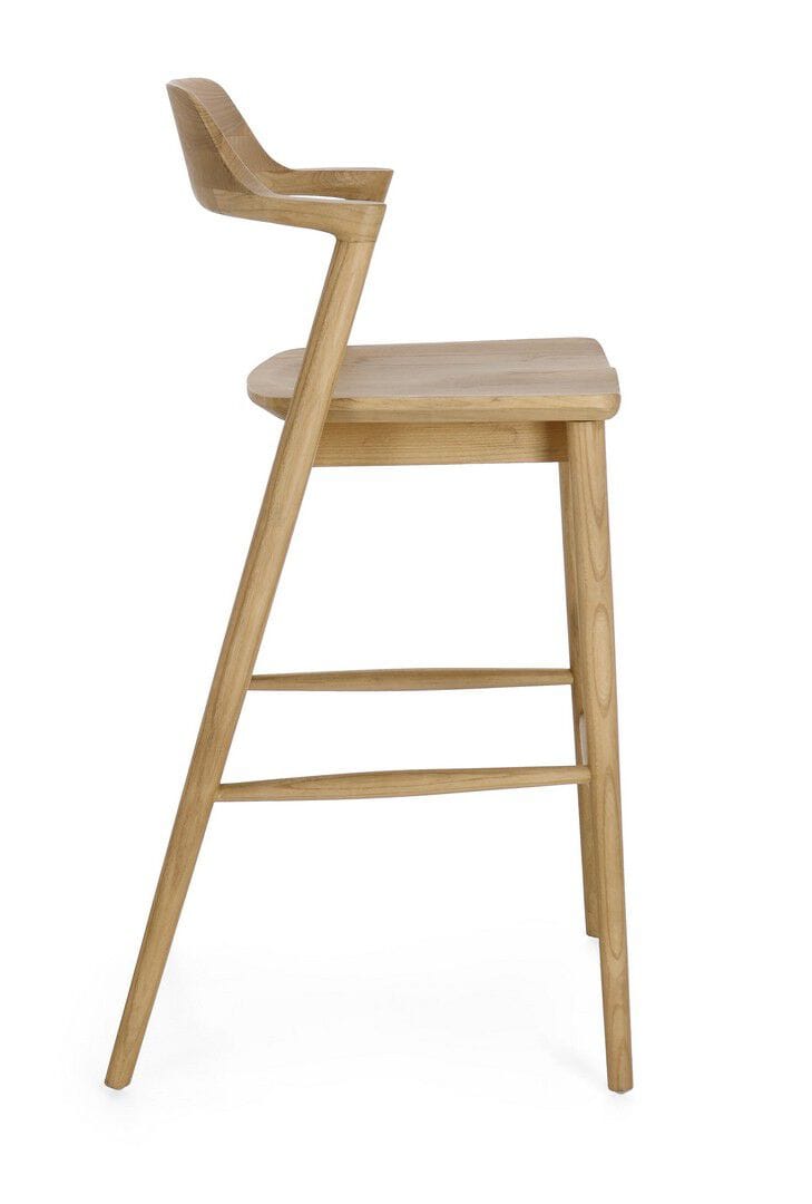 Высокий деревянный стул со спинкой BIZZOTTO Amery ARCH-00099096 - Вид №4