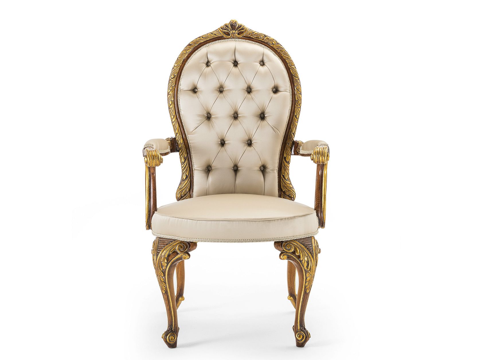 Мягкий тканевый стул с подлокотниками OAK Галерея ARCH-00129462 - Вид №1