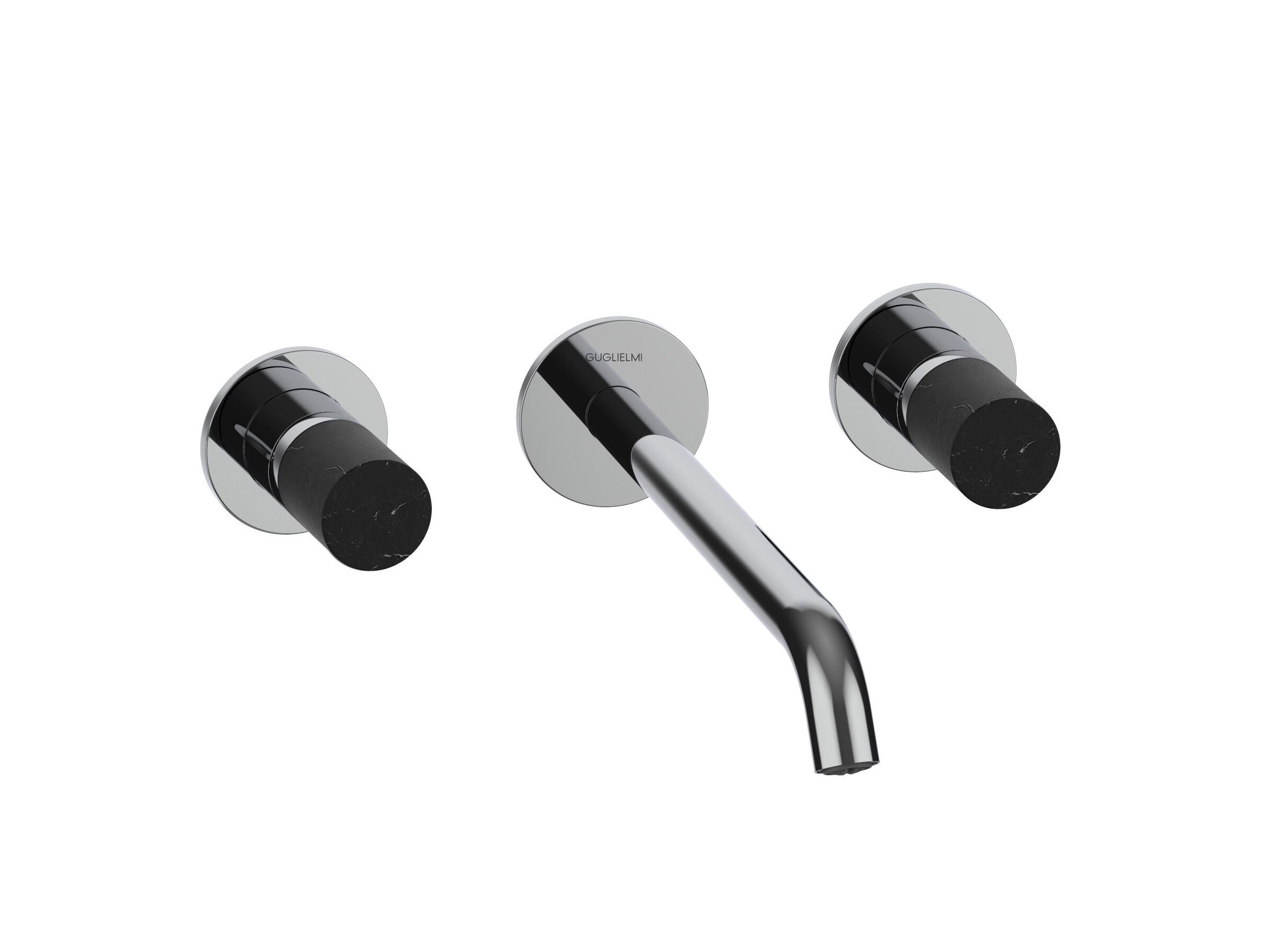 Настенный смеситель для раковины с 3 отверстиями GUGLIELMI RUBINETTERIE Sprint Color ARCH-00075384 - Вид №1