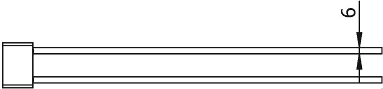 11308A Полотенцедержатель подвесной поворотный цвет хром LANGBERGER VICO - Вид №3