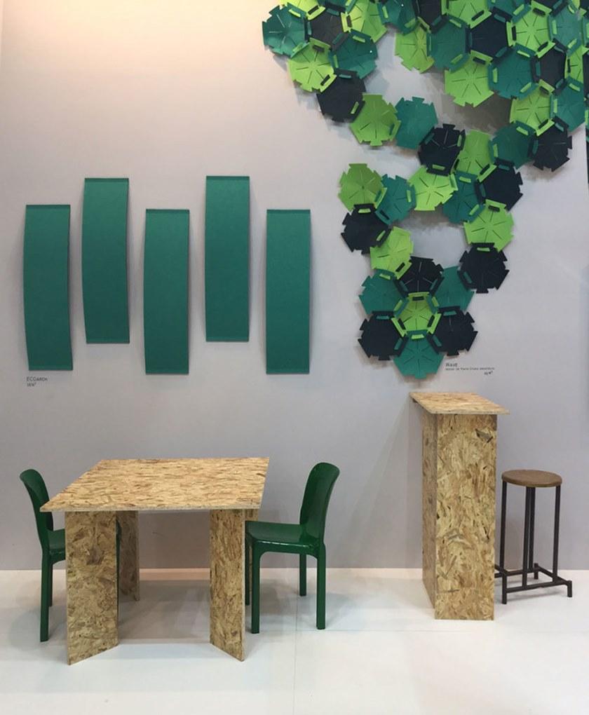 Slalom Акустическая панель стеновая в пэт Felt sun-id-1476616 - Вид №2