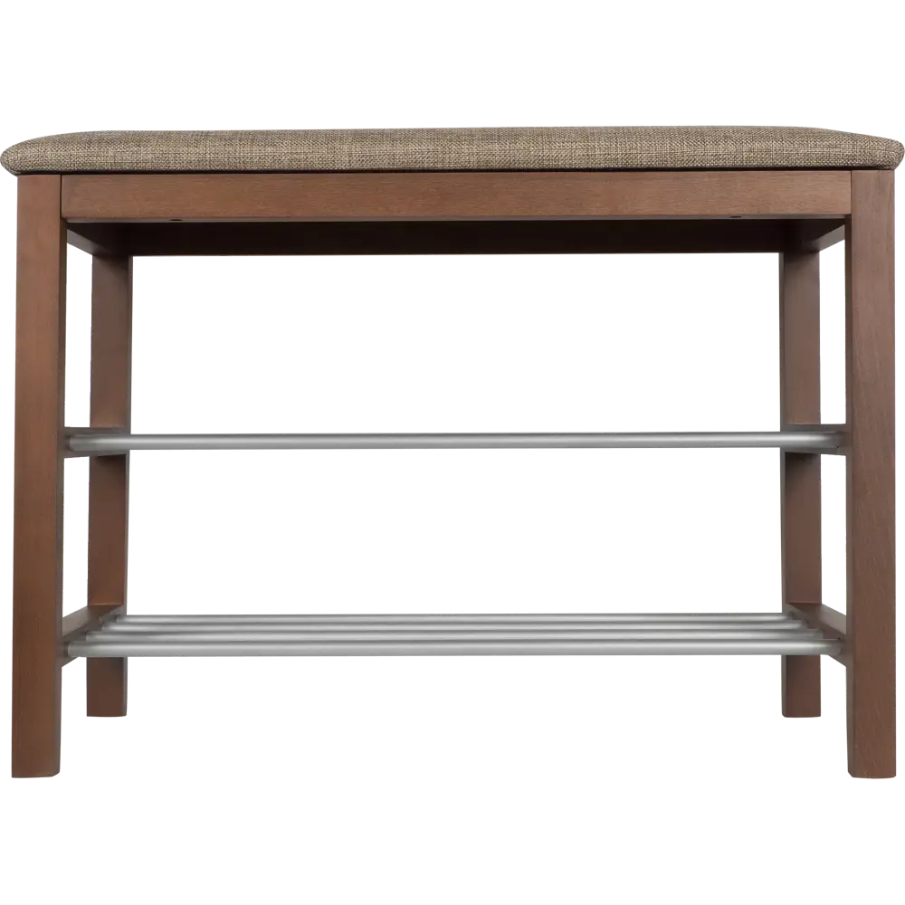 Банкетка Sheffilton SHT-B2-2 67x49 см дерево/металл цвет коричневый 82181036 STLM-2179274 - Вид №4