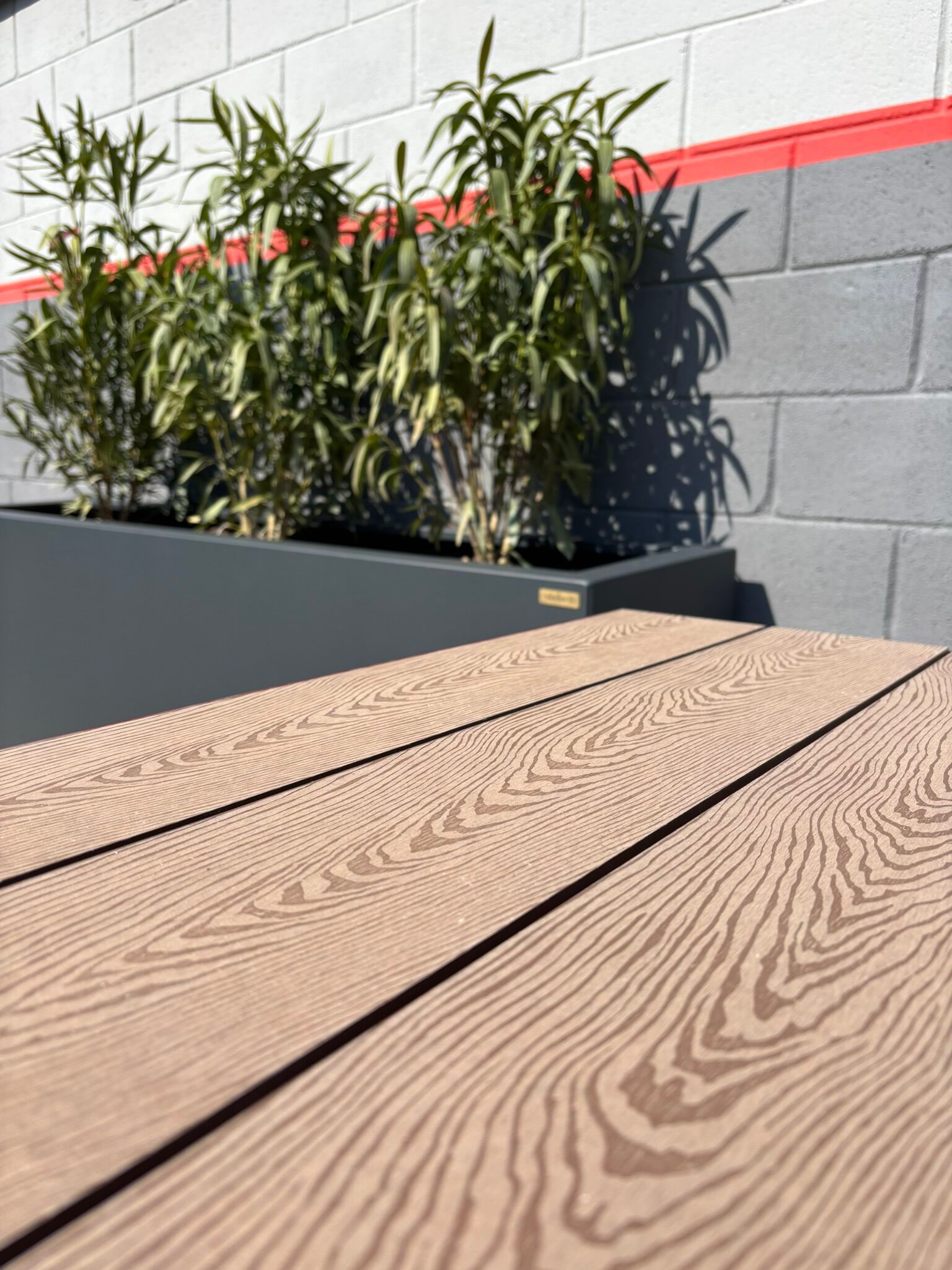 Прямоугольный стол для пикника WPC со встроенными скамейками Studio Città VOLT COMPACT ARCH-00140202 - Вид №7