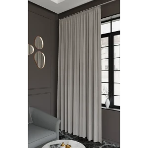 Штора MIAMOZA Камелия 200x280 см бежевая бархатная 89405537