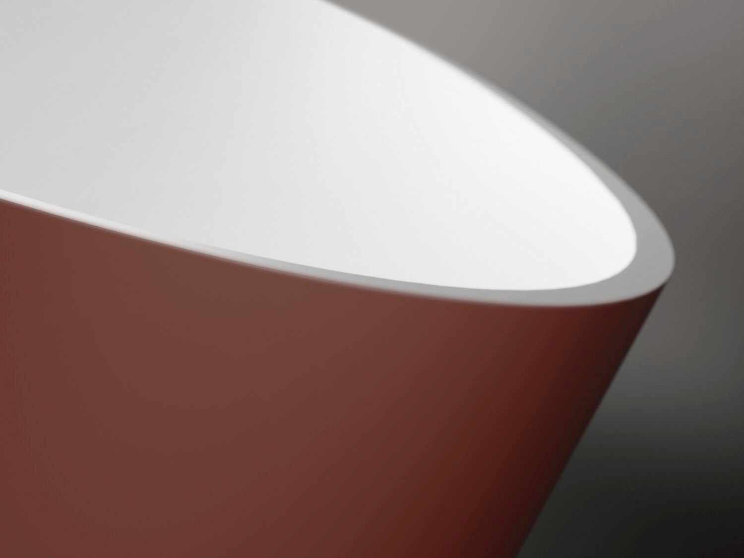 Овальная ванна в центре комнаты в твердой поверхности Gruppo Treesse мебель для ванной комнаты-отдельно стоящие ванны ARCH-00050901 - Вид №16