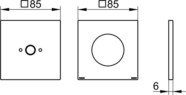 51116010092 Rosetten-Set KEUCO Edition 11 - Вид №2