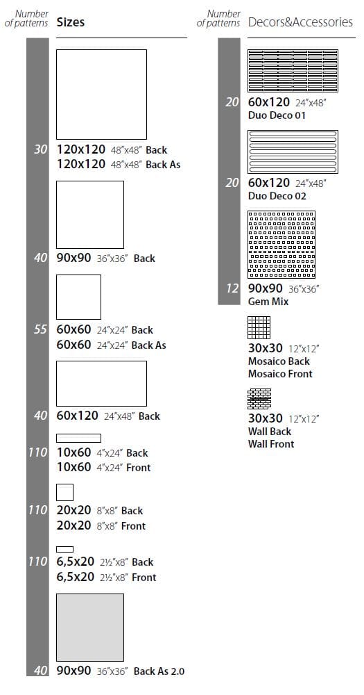Пол / керамогранит с эффектом цемента CERAMICA SANT'AGOSTINO Duo ARCH-00007766 - Вид №2