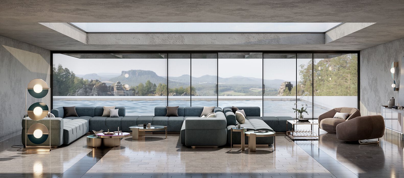 Бархатное кресло с подлокотниками Essential Home Elo ARCH-00059261 - Вид №6