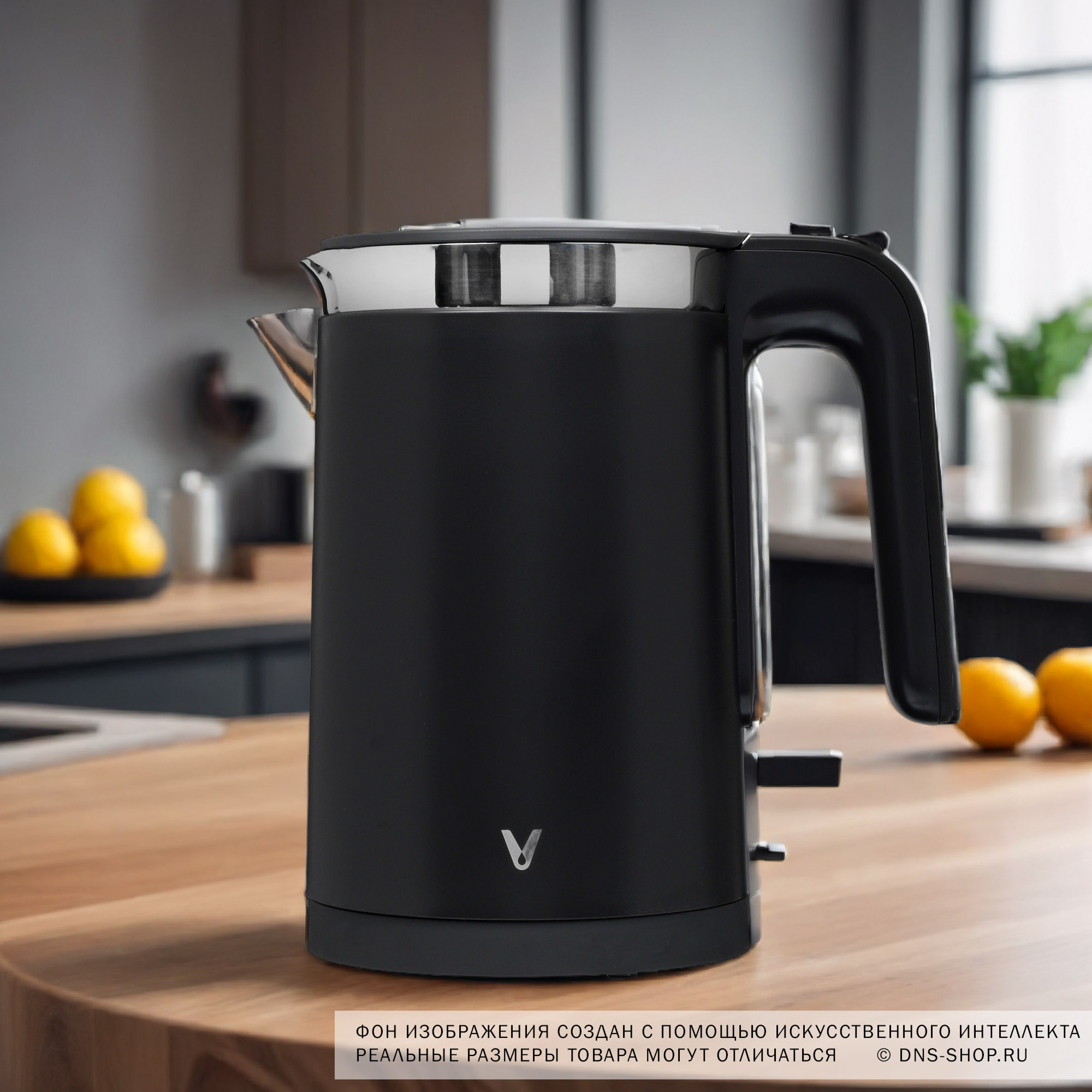 5077343 Электрочайник Viomi Smart Kettle V-SK152D черный STDN-0123959 - Вид №7