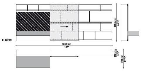 B&B Italia Модульный открытый книжный шкаф Flat.c sun-id-1463765 - Вид №31