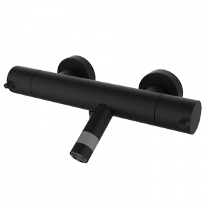 47210472 PREMIUM Черный кобель ванна-душ термостатический Черный GRB MIXERS