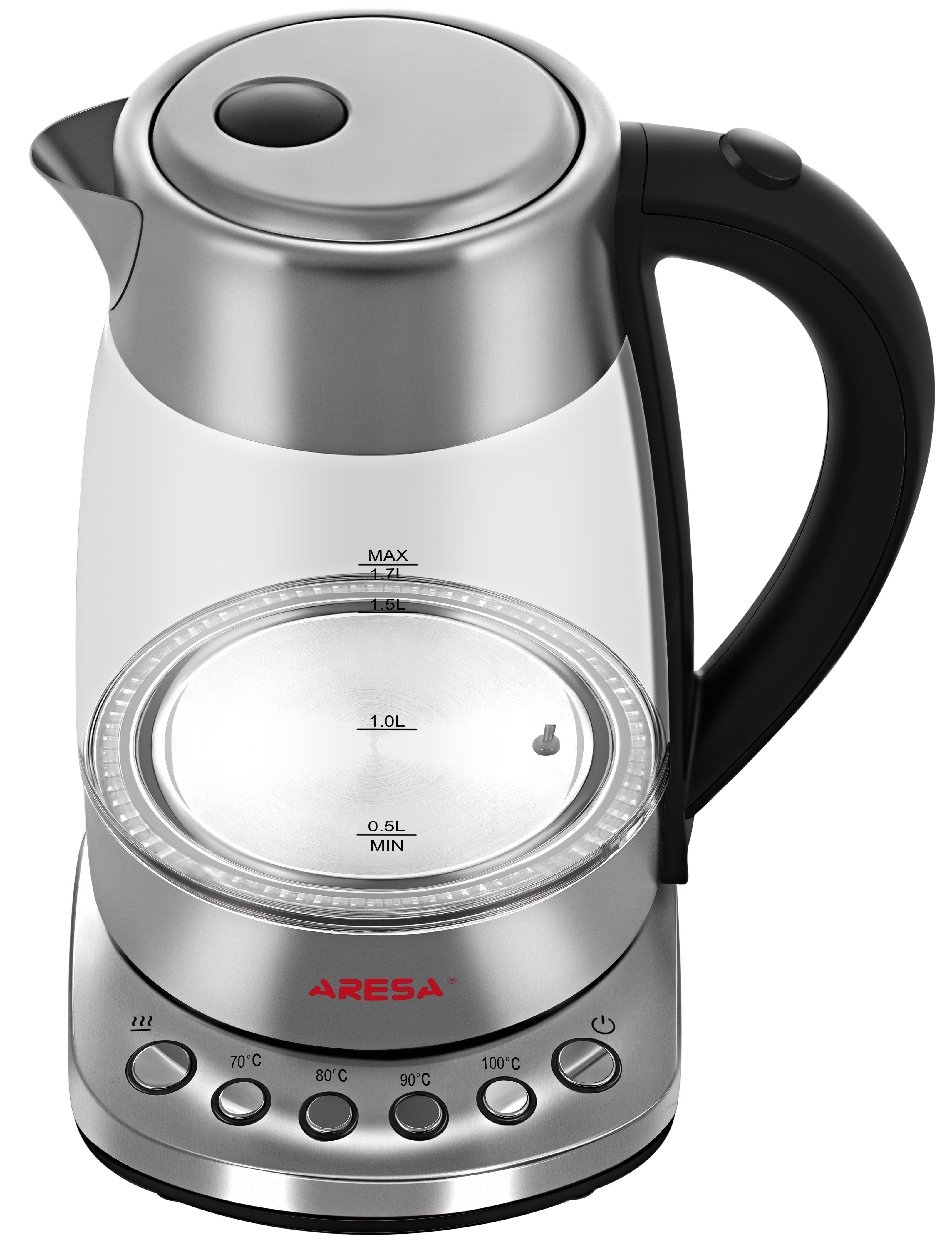 5300805 Электрочайник Aresa AR-3460 серебристый STDN-0138214 - Вид №1