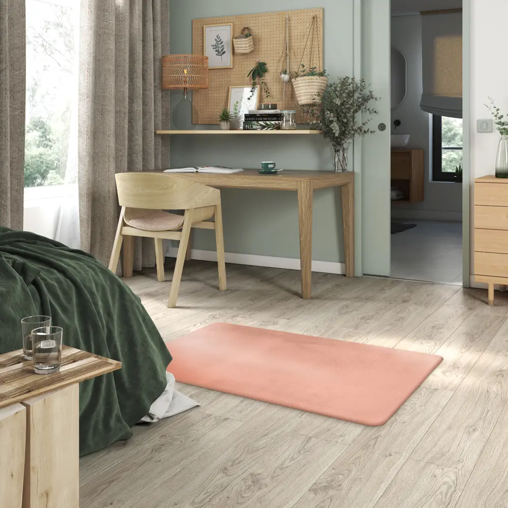 INSPIRE BIANCA — Искусственная шкура кролика розовая для уютного интерьера 83235386 STLM-0039666 - Вид №6