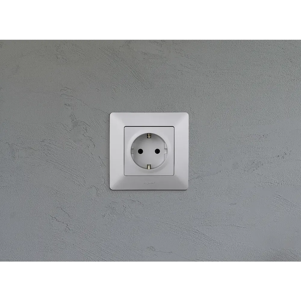 Розетка Legrand VLN-L 2 контакта с заземлением цвет алюминий 82169350 STLM-2183199 Valena Life - Вид №10